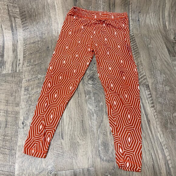 Kickee Pants size 4Y rust orange 2 pc pj sleepwear set unisex boys bamboo - Picture 4 of 7